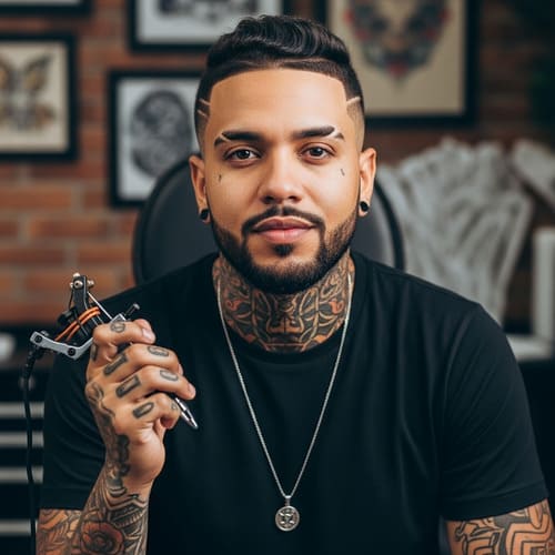 Leo Costa, tatuador especialista em cover-up e blackwork