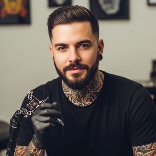 Marcus Silva, tatuador especialista em realismo